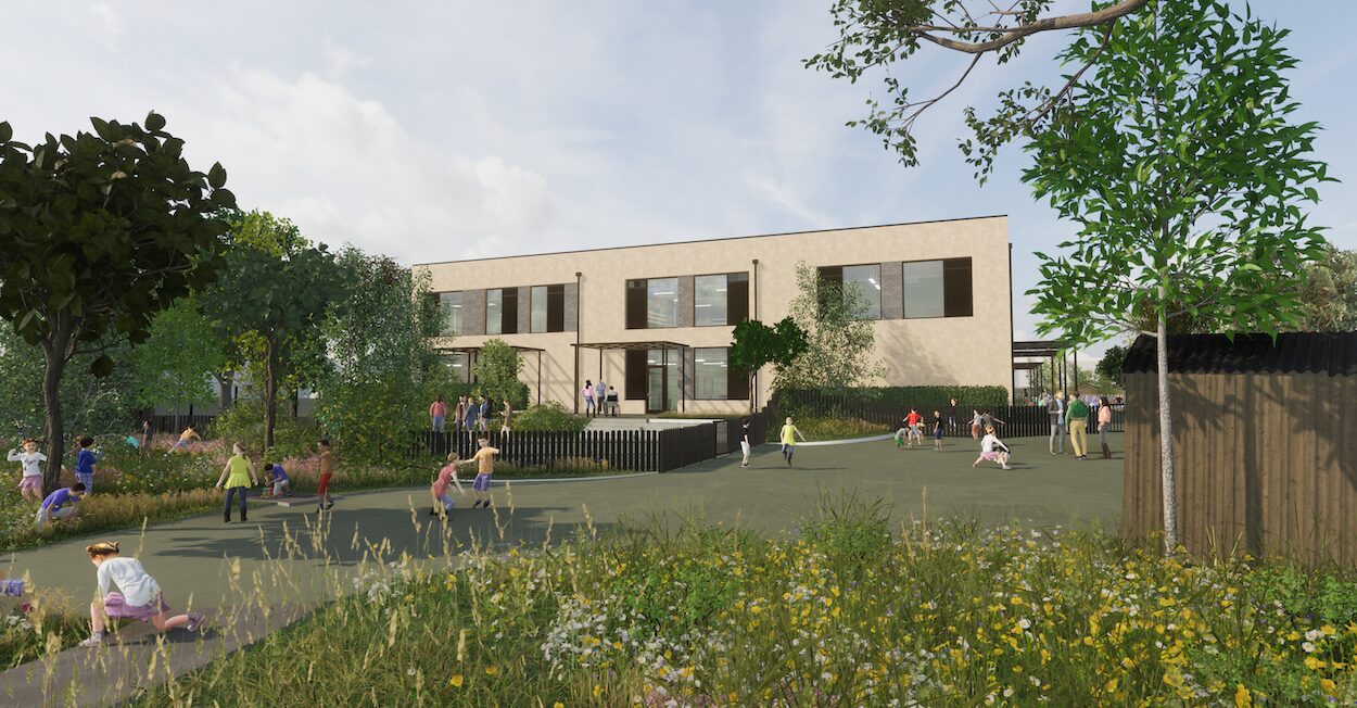 The play area at Catherine Infant School