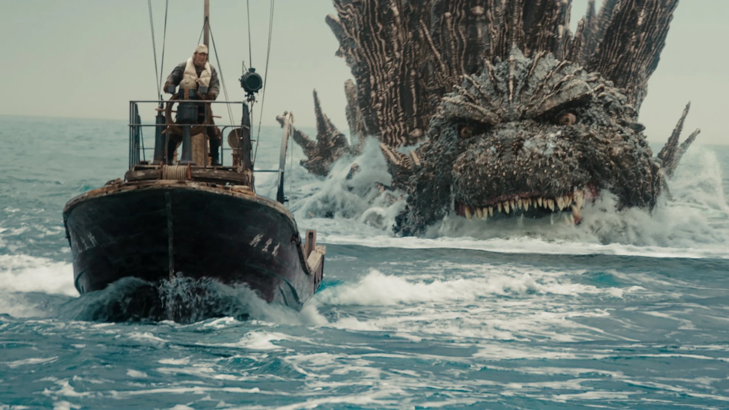 Still from Godzilla Minus One on which Maxon rendering software was used