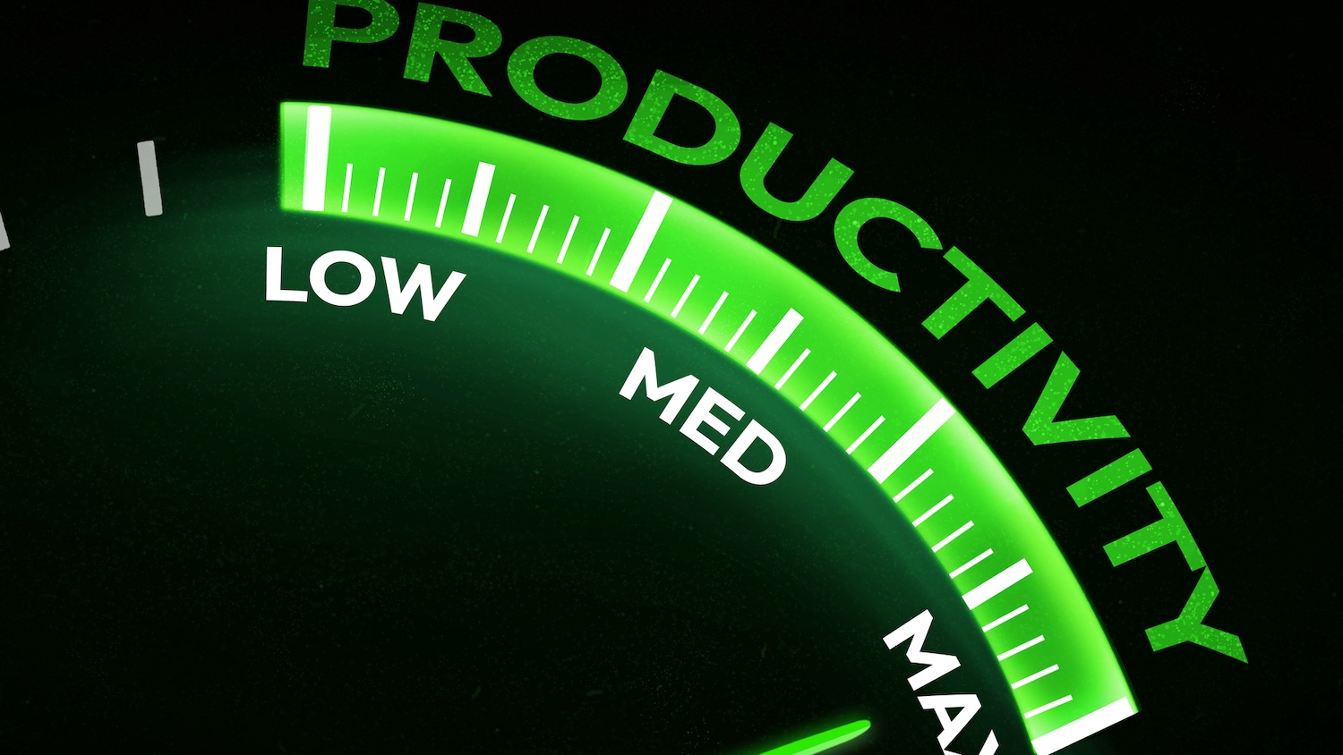 Abstract image of productivity boost for AI tools story