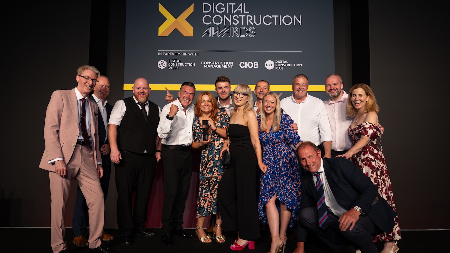 Alconex winning Digital Contractor of the Year at the Digital Construction Awards 2025