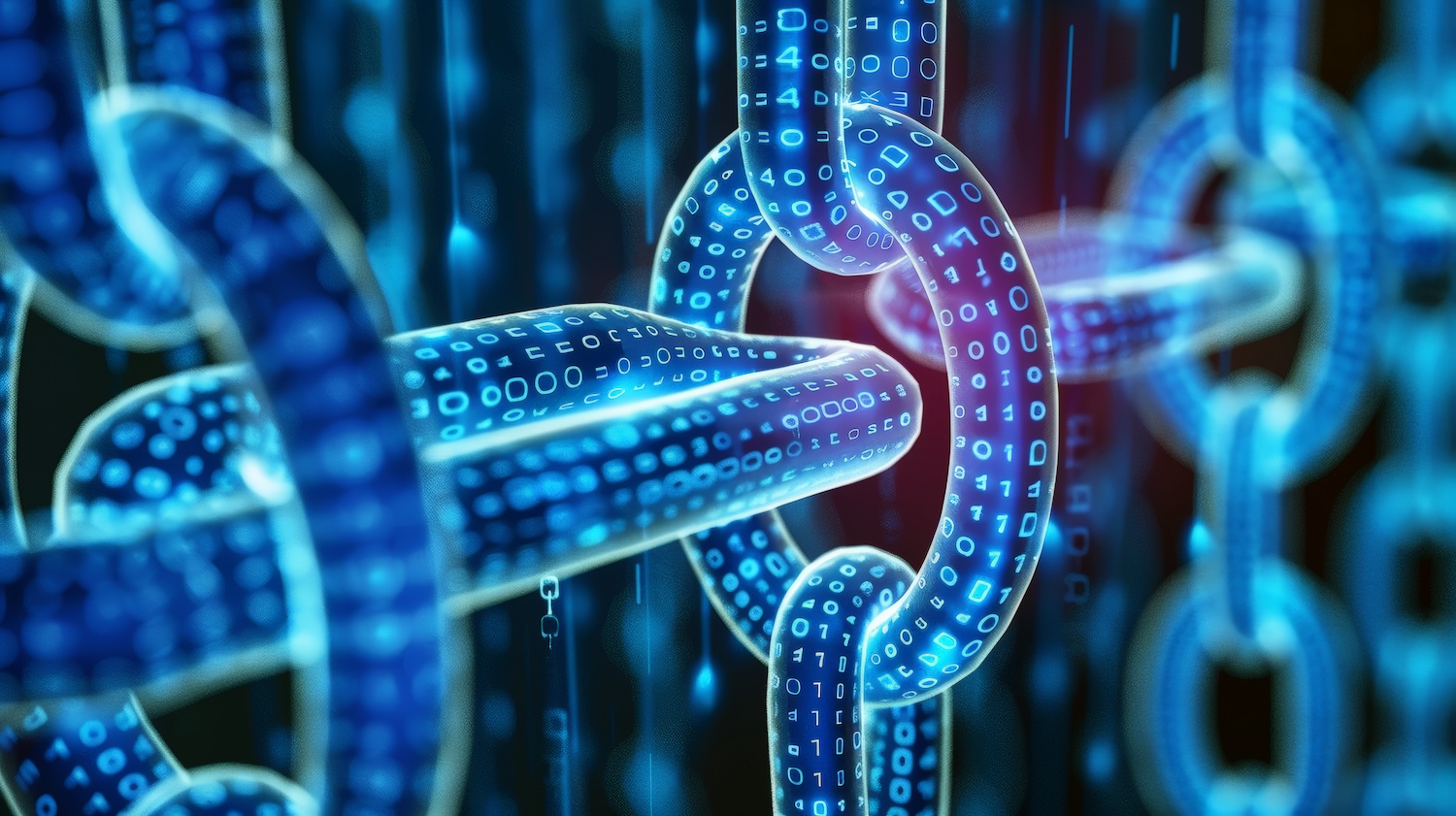 abstract image of interlinked chains for interconnectivity and interoperability