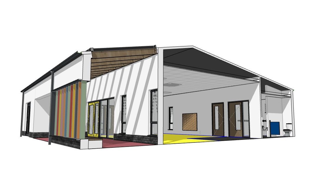 Doherty's Archicad model of Moneymore Nursery school project