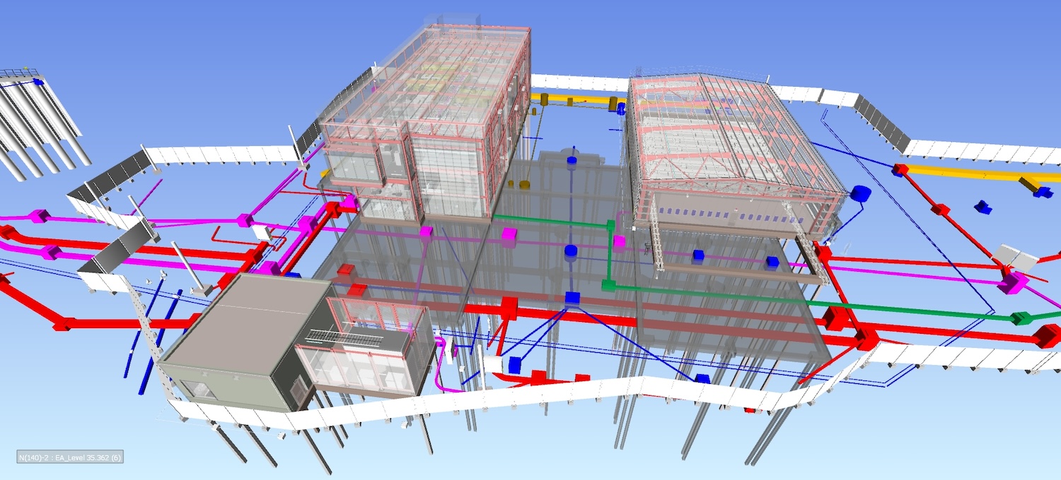A model of the Bridgwater Tidal Barrier operational site 